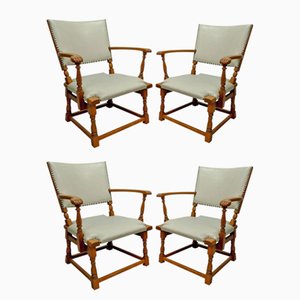 Mid-Century Dutch Armchairs by Theo Ruth for Artifort, 1950s, Set of 4
