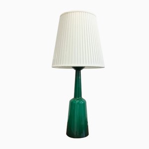 Große dänische Glas Lampe in Smaragdgrün von Kastrup Holmegaard, 1960er