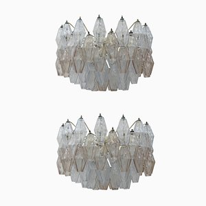 Lampade da soffitto Poliedri di Carlo Scarpa per Venini, anni '50, set di 2