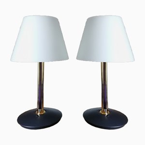 Vintage Italian Table Lamps, 1980s, Set of 2