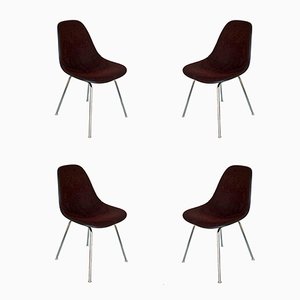 Fiberglass Chairs by Charles & Ray Eames for Herman Miller, 1960s, Set of 4