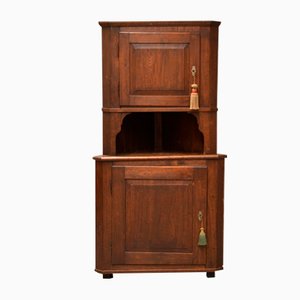 Mueble esquinero antiguo de roble