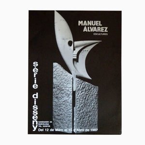 Manuel Álvarez Ausstellungsplakat 1987