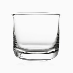 Whiskey Glass in Transparent Glass by Aldo Cibic for Paola C.