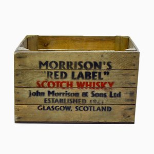 Vintage Scottish Whisky Crates, Set of 10
