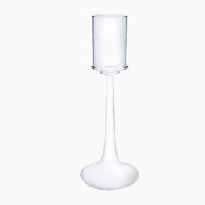 High Fiamma Candleholder in Glass by Aldo Cibic for Paola C.