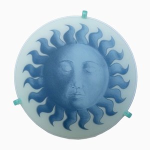 Soleil Bleu Wall Lamp by Piero Fornasetti, 1980s