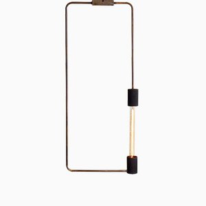 Lámpara de techo industrial minimalista rectangular de Balance Lamp