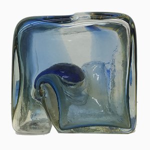 Vase Cube Vintage de Touskova, 1983