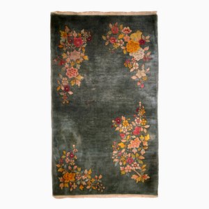 Tapis Art Déco Vintage Fait Main, Chine, 1920s