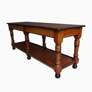 19th Century French Cherry Console or Side Table