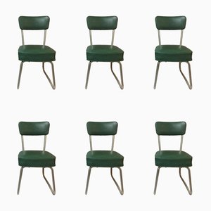 Mid-Century Skai Desk Chairs, Set of 6