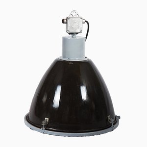 Industrial Enameled Steel Pendant Lamp, 1970s