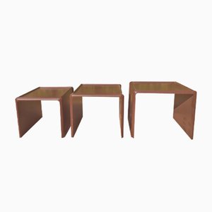 Nesting Tables by Peter Ghyczy for Horn Collection, 1970s, Set of 3