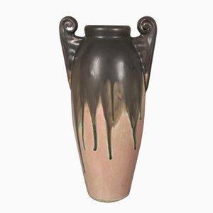 Jugendstil Keramik Vase von Gilbert Méténier