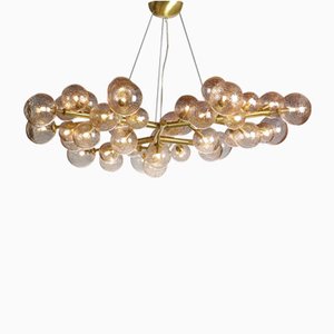 Mimosa Chandelier with 42 Lights in Mika Rose by Alberto Dona