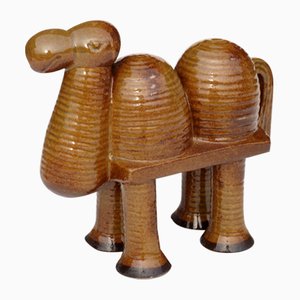 Gustavsberg Stoneware Camel by Lisa Larson, 1960s