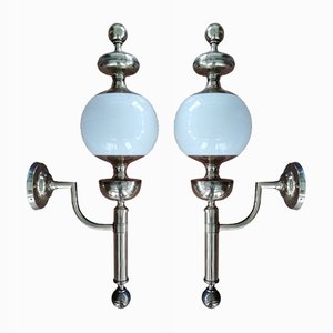 Italian Wall Lamps, 1970s, Set of 2