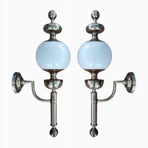 Italian Wall Lamps, 1970s, Set of 2