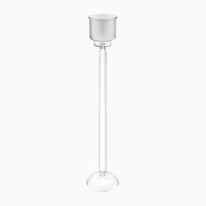Tall Glass Ambra Candleholder by Aldo Cibic for Paola C.