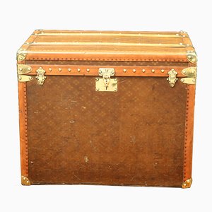 Leather Steamer Trunk with Key from Goyard, 1893 for sale at Pamono