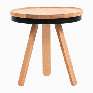 Petite Table Plateau en Chêne Noir par Daniel García Sánchez pour WOODENDOT