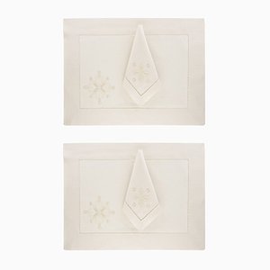 Darlington Place Mats & Napkins by The NapKing for Bellavia Ricami SPA, Set of 2