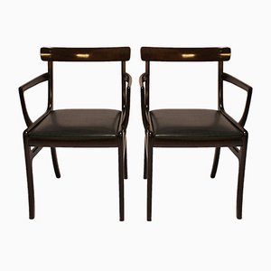 Set of Rungstedlund Armchairs by Ole Wanscher for Poul Jeppesens, 1960s