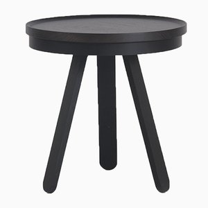 Petite Table Plateau Batea Noire par Daniel García Sánchez pour WOODENDOT