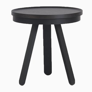 Tavolino con vassoio Batea nero di Daniel García Sánchez per WOODENDOT
