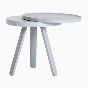 Tavolino con vassoio Batea grigio di Daniel García Sánchez per WOODENDOT