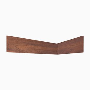 Medium Walnut Pelican Shelf with Hidden Hooks by Daniel García Sánchez for WOODENDOT