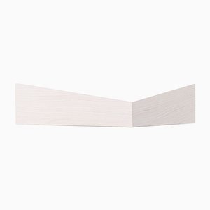 Medium White Pelican Shelf with Hidden Hooks by Daniel García Sánchez for WOODENDOT