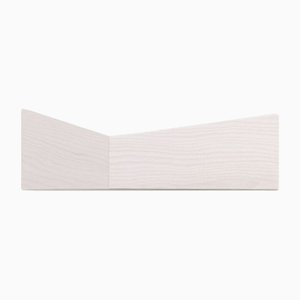 Small White Pelican Shelf with Hidden Hooks by Daniel García Sánchez for Woodendot