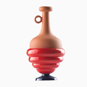 Vase #06 Mini HYBRID Cobalt-Rouge par Tal Batit