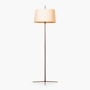 Lampadaire en Laiton par Svend Aage Holm Sørensen, 1950s