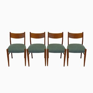 Chaises en Chêne, Italie, 1950s, Set de 4
