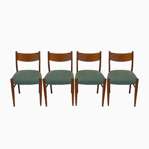 Chaises en Chêne, Italie, 1950s, Set de 4