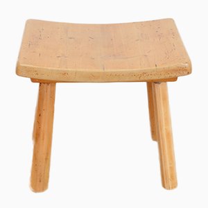 Tabouret Vintage en Bois Massif