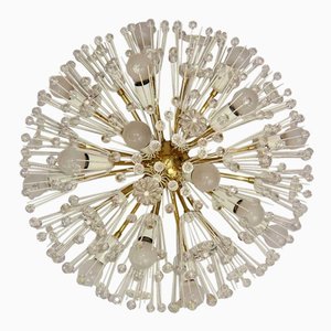 Large Flush Mount Sputnik Ceiling Lamp by Emil Stejnar for Rupert Nikoll, 1950s