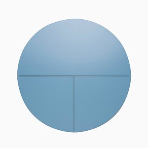 Armoire Multifonctionnelle Blanche et Bleue par Dalius Razauskas pour Emko