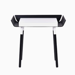 Small Black My Writing Desk in Birch by etc.etc. for Emko