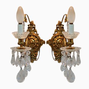 Wall Sconces, 1940s, Set of 2