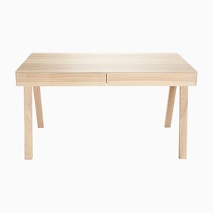 Large 4.9 Desk in Warm Lithuanian Ash by Marius Valaitis for Emko