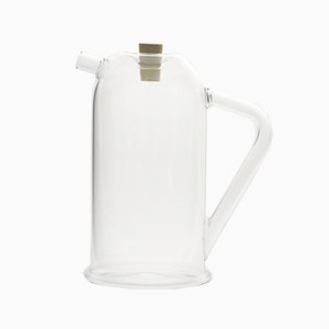Gugo L Blown Borosilicate Glass Pitcher by Kanz Architetti for Hands On Design