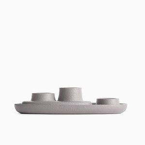Aye Aye! Candleholder with 3 Funnels in Grey by etc.etc. for Emko