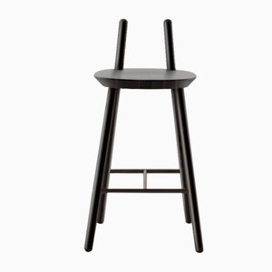 Black Naïve Semi Bar Chair by etc.etc. for Emko