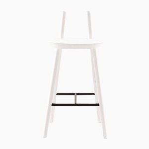 White Naïve Semi Bar Chair by etc.etc. for Emko