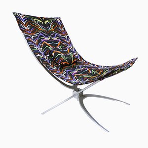 Ambrogina Folding Chair in Tiger Printed Satin from Missoni Home, 2007