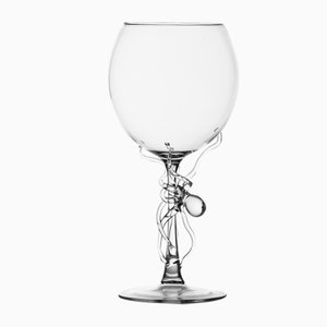 Wine Glass from the Tentacles Wine Series by Simone Crestani